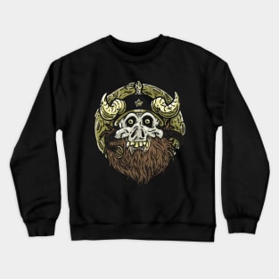 Old Skull Biker Crewneck Sweatshirt